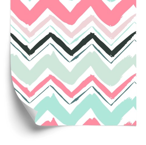 Tapeta Kolorowe Zygzaki