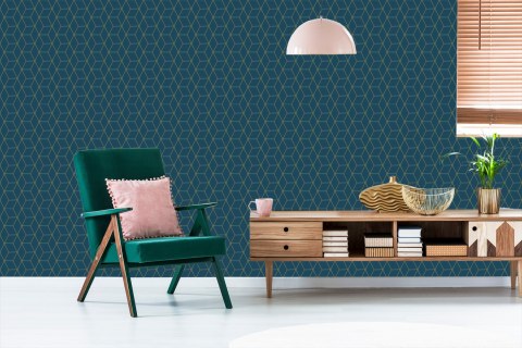 Tapeta Minimalistyczny Wzór W Stylu Art Deco