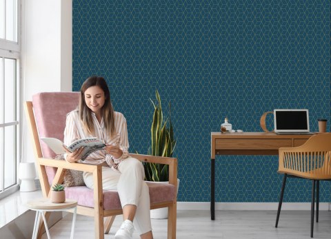 Tapeta Minimalistyczny Wzór W Stylu Art Deco