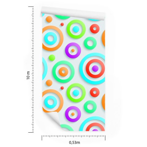 Tapeta Nowoczesna 3D Geometryczna, Pokój Dziecięcy Tapeta Nowoczesna 3D Geometryczna, Pokój Dziecięcy
