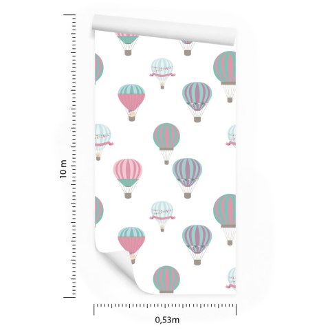 Tapeta Kolorowe Pojazdy Balony