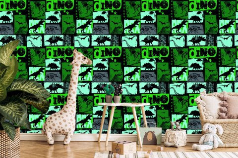 Tapeta Z Dinozaurami, Pokój Młodzieżowy
