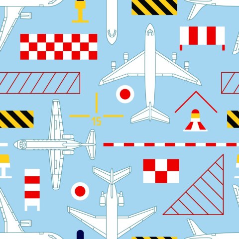 Tapeta Techniczne Szkice Samolotów