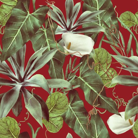 Tapeta Egzotyczne Liście