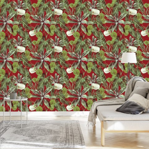 Tapeta Egzotyczne Liście