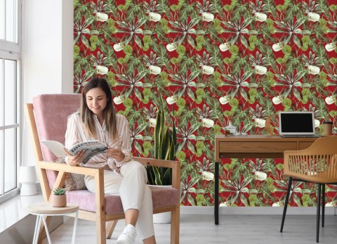 Tapeta Egzotyczne Liście