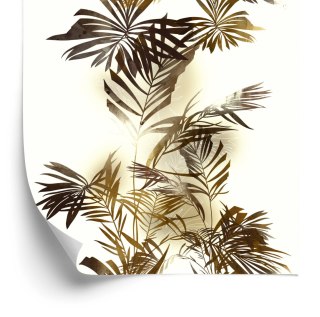 Tapeta Liście Palmowe Akwarela