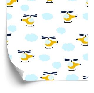 Tapeta Bajkowe Helikoptery Z Chmurami