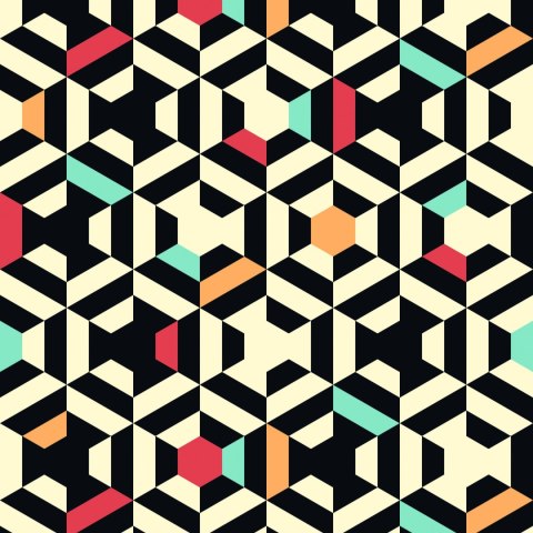 Tapeta Geometryczna Abstrakcja