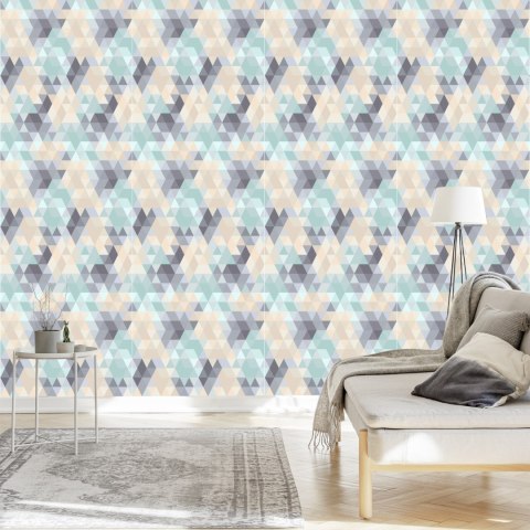 Tapeta Geometryczna - Kolorowe