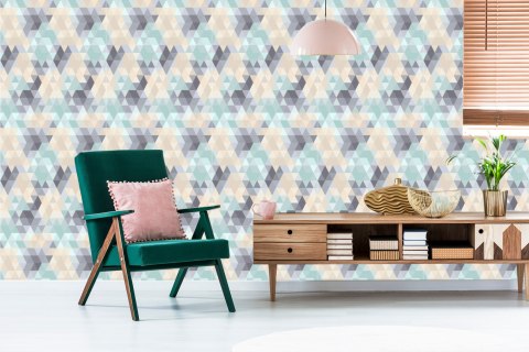 Tapeta Geometryczna - Kolorowe