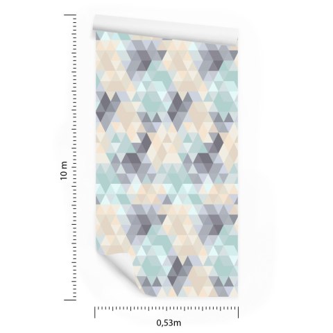 Tapeta Geometryczna - Kolorowe