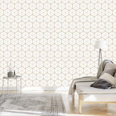 Tapeta Geometryczna - Sześciokąty