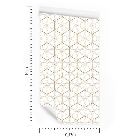 Tapeta Geometryczna - Sześciokąty