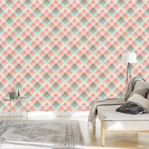 Tapeta Romby W Stylu Retro