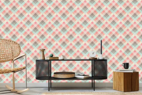 Tapeta Romby W Stylu Retro