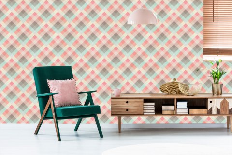 Tapeta Romby W Stylu Retro