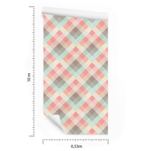 Tapeta Romby W Stylu Retro