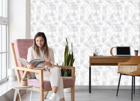 Tapeta Modernistyczny Porysowany Beton