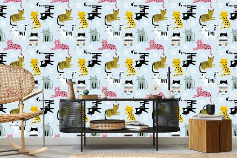 Tapeta Dla Dzieci - Kolorowe Ptaki