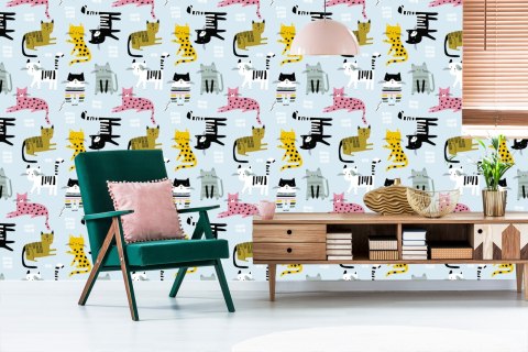 Tapeta Dla Dzieci - Kolorowe Ptaki