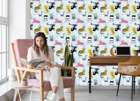 Tapeta Dla Dzieci - Kolorowe Ptaki