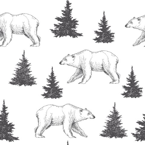 Tapeta Niedźwiedzie Polarne Drzewa