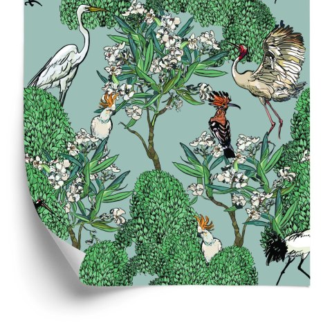 Tapeta - Piękne Ptaki I Drzewa