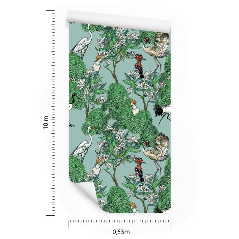 Tapeta - Piękne Ptaki I Drzewa