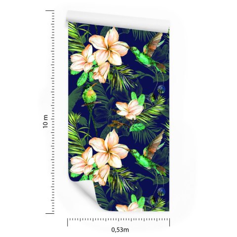 Tapeta Tropikalne Rośliny I Ptaki