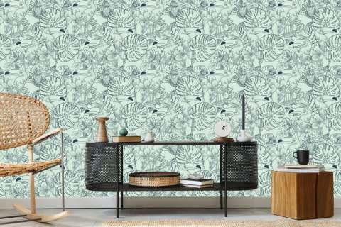 Tapeta Tukany I Egzotyczne Rośliny