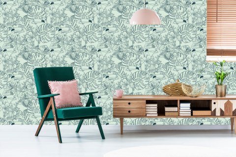 Tapeta Tukany I Egzotyczne Rośliny