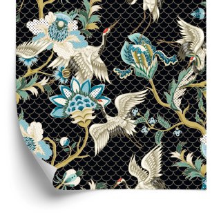 Tapeta - Żurawie I Drzewa