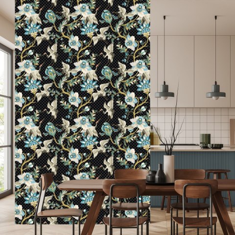 Tapeta - Żurawie I Drzewa