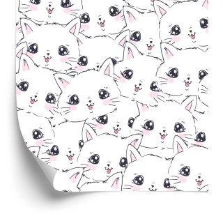 Tapeta Dla Dzieci - Małe Wesołe Kotki