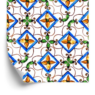 Tapeta Do Jadalni, Kuchni Orientalna Mozaika Wzory