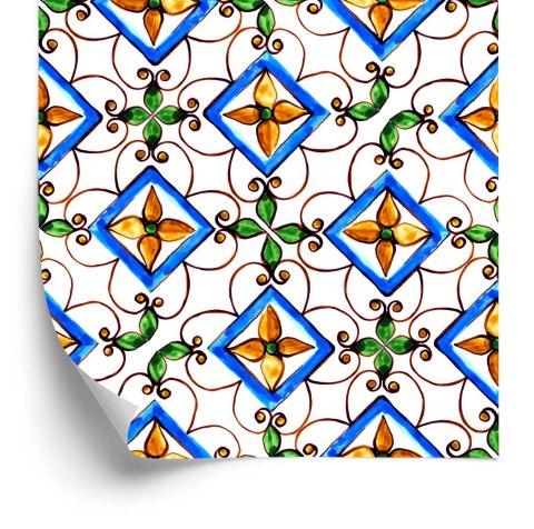 Tapeta Do Jadalni, Kuchni Orientalna Mozaika Wzory Tapeta Do Jadalni, Kuchni Orientalna Mozaika Wzory