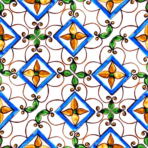 Tapeta Do Jadalni, Kuchni Orientalna Mozaika Wzory Tapeta Do Jadalni, Kuchni Orientalna Mozaika Wzory