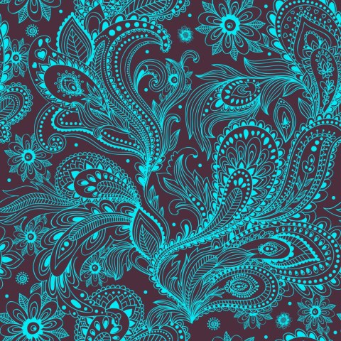 Tapeta Egzotyczne Ornamenty