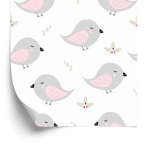 Tapeta Ptaszki I Roślinki