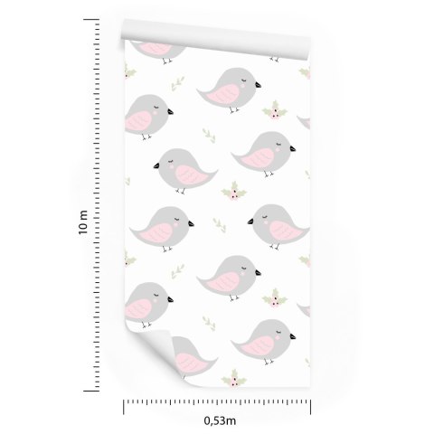 Tapeta Ptaszki I Roślinki