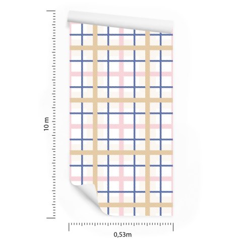 Tapeta 3D W Kratę Optyczna Geometryczna, Sypialnia