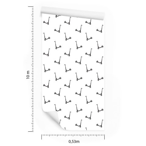 Tapeta Minimalistyczne Hulajnogi