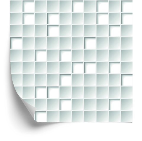 Tapeta 3D, Figury Geometryczne, Kwadraty, Salon Tapeta 3D, Figury Geometryczne, Kwadraty, Salon