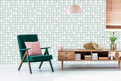 Tapeta 3D, Figury Geometryczne, Kwadraty, Salon Tapeta 3D, Figury Geometryczne, Kwadraty, Salon