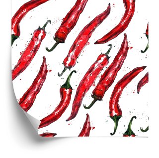 Tapeta Czerwone Ostre Papryczki