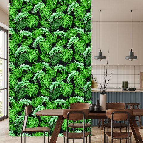 Tapeta Liście Palmy I Monstery
