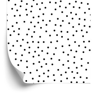 Tapeta Minimalistyczne Czarne Kropki
