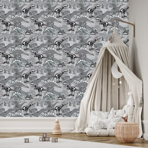 Tapeta Ścienna, Dinozaury, Do Pokoju Młodzieżowego Tapeta Ścienna, Dinozaury, Do Pokoju Młodzieżowego