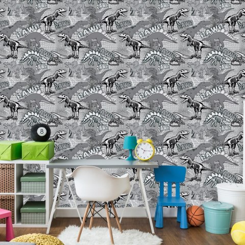 Tapeta Ścienna, Dinozaury, Do Pokoju Młodzieżowego Tapeta Ścienna, Dinozaury, Do Pokoju Młodzieżowego
